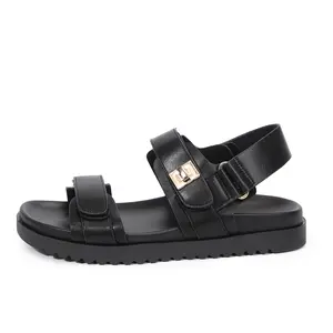 mysoft Women's Buckle-Fastened Sandals Perfect Gift  Girl Summer Walking Shoes  Footwear Perfect Gift