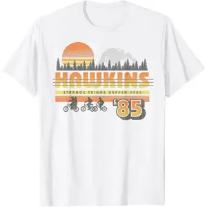 Netflix Hawkins Strange Things 85 Retro T-Shirt