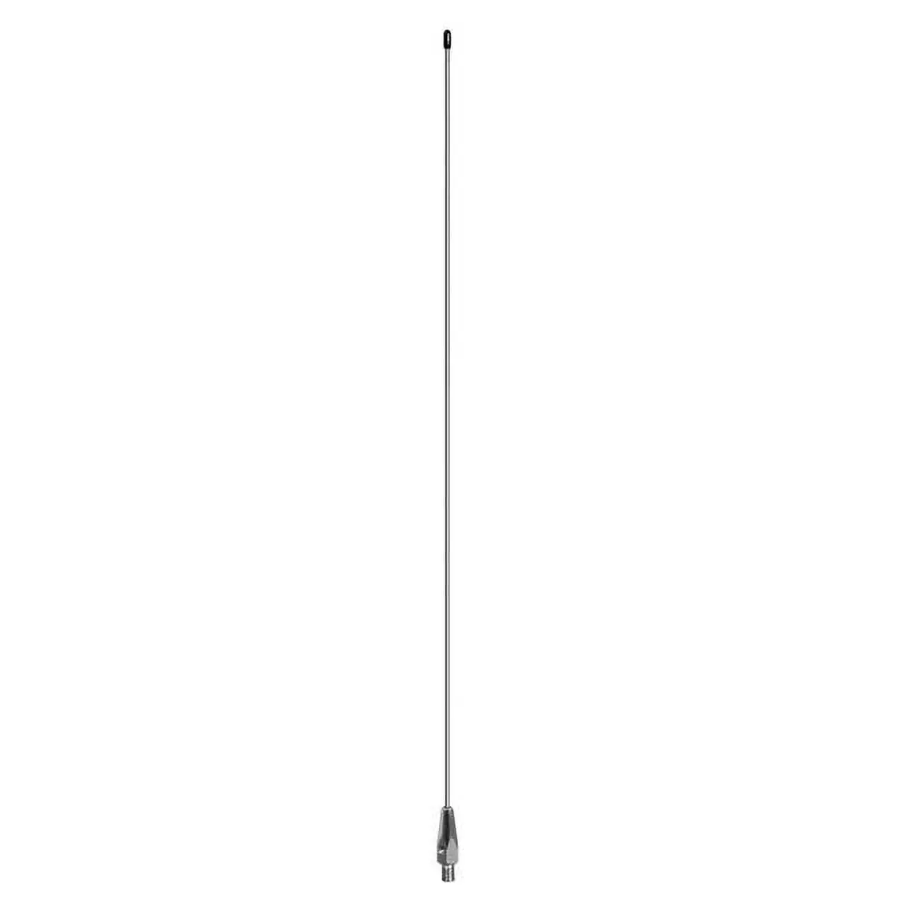 102 in. Steel Whip with 0.38 x 24 in. Thread Crimp Style