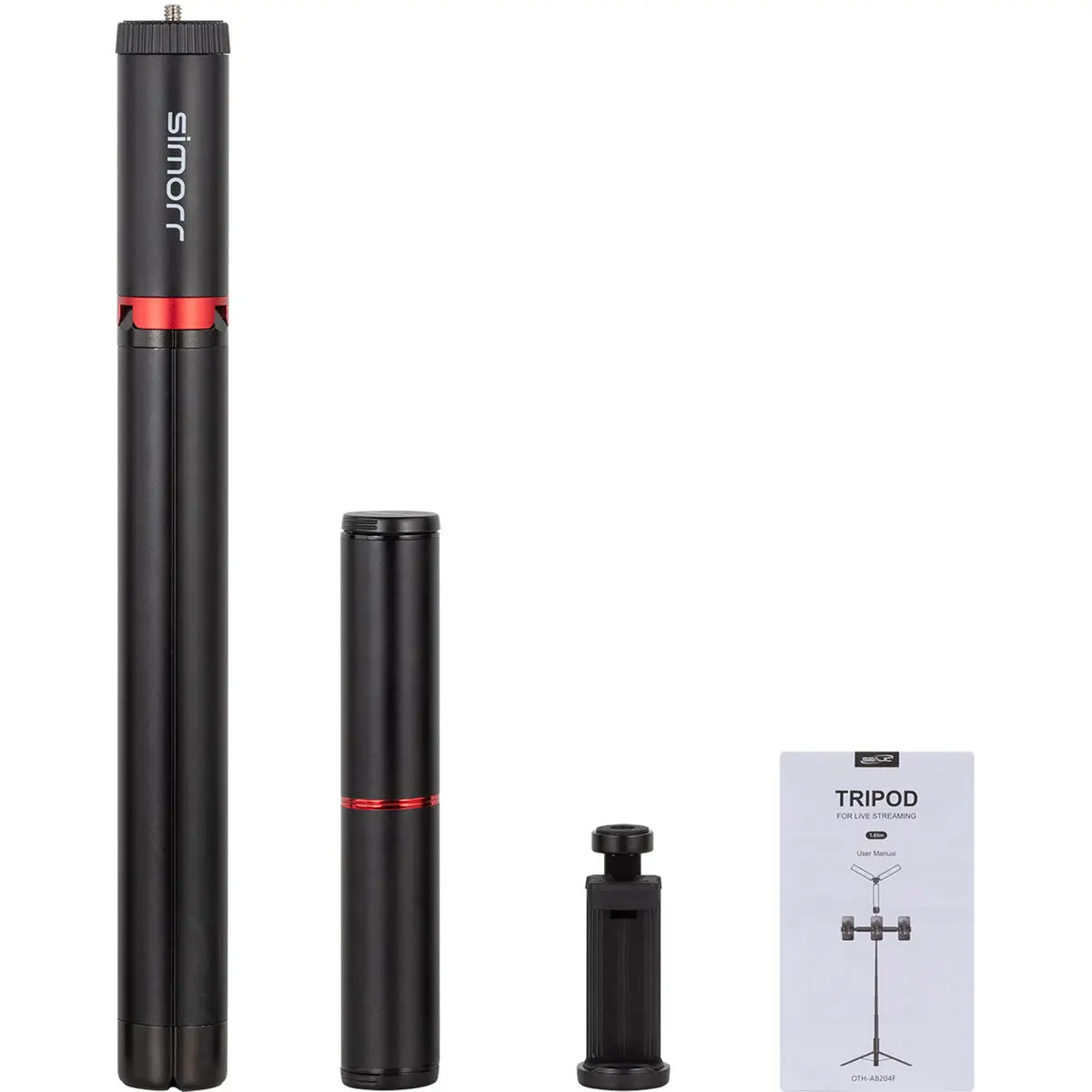 SmallRig Simorr ST30 Foldable Multifunctional Tripod for Camera, Phone Live Streaming, Cellphone