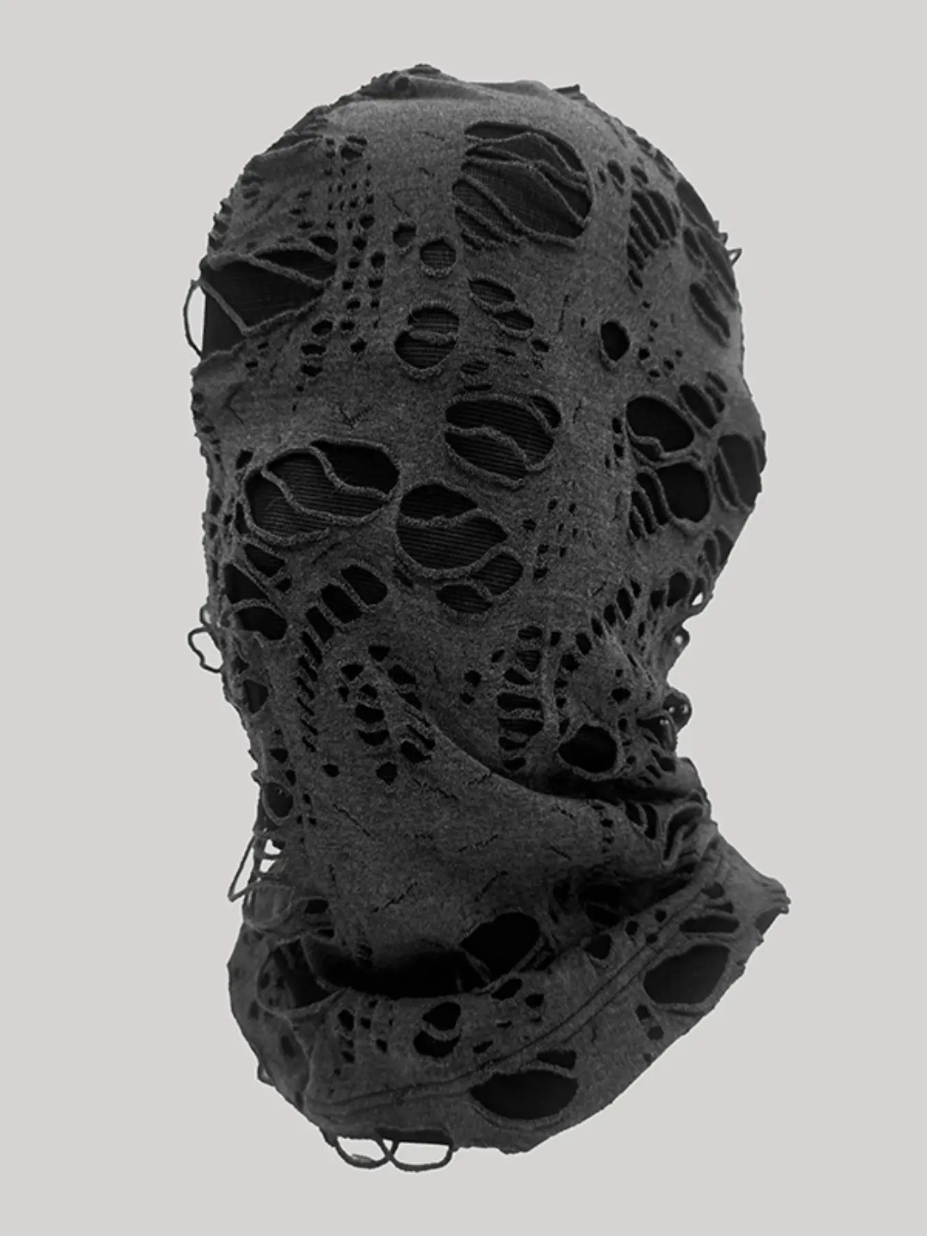 Elegant Full Face Mask Cosplay Masquerade Party Event Props Stretchy Hood with Punk Style Cool Mask Party Accessory Party Photo Prop