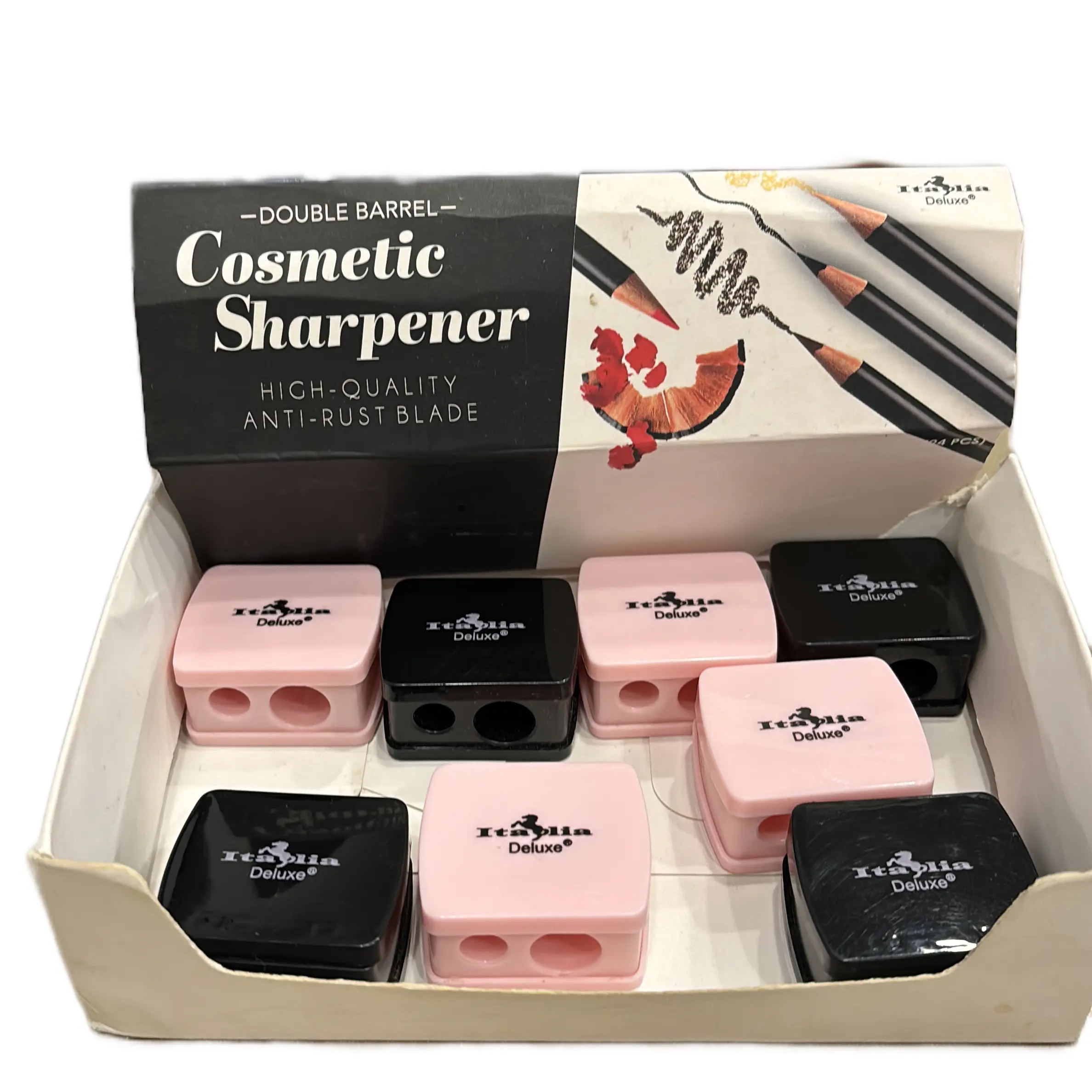 Double barrel, cosmetic sharpener, high-quality anti-rust  Makeup blade