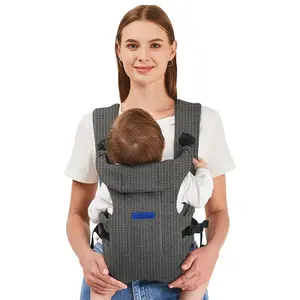 Bouncer and Chair Ergonomic Newborn Carrier, Baby Carrier, Baby Carrier Newborn to Toddler,Easily Adjustable Toddler Carrier, Lightweight Infant Carrier (Mesh,Grey)