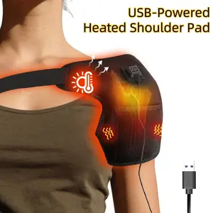 USB Heated Shoulder Pad, Shoulder Warmers, Three Temperature Settings, Portable Warmth, Comfortable Shoulder Protection, Unisex, Ideal for Men and Women, USB Powered Heated Shoulder Pad, Shoulder Heating Pad