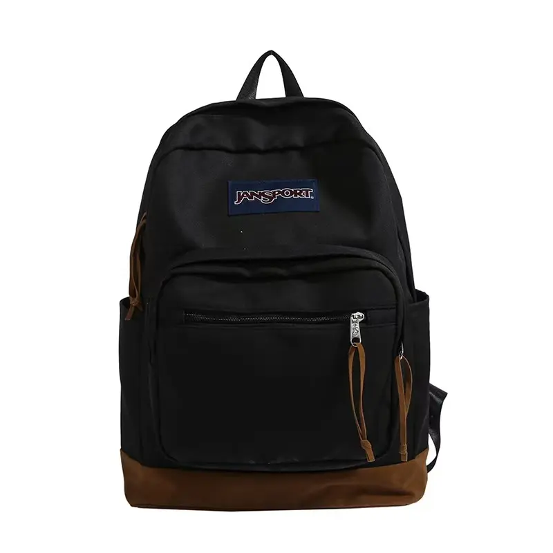 Jansport Unisex Recycled Poly School Backpack, Padded Back Durable Large-Capacity Multi-Pocket Bag for 15-Inch Laptop, Backpacks for School Travel, Zip Closure