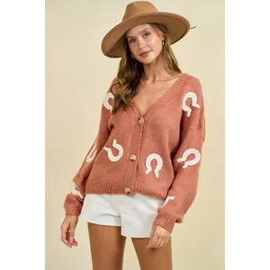 Horseshoe Cardigan -small remains