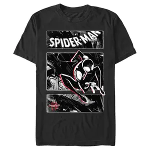 Men's Spider-Man: Into the Spider-Verse Shadow Streets T-Shirt