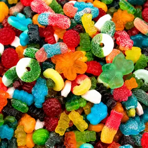 Exotic Gummy Mix Candy Assorted Fruity Chewy Gummies