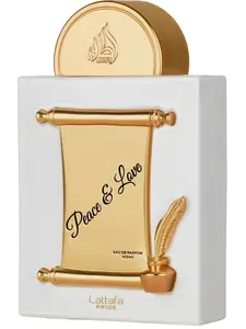 Lattafa Peace & Love Eau de Parfum 3.4 Unisex Rose