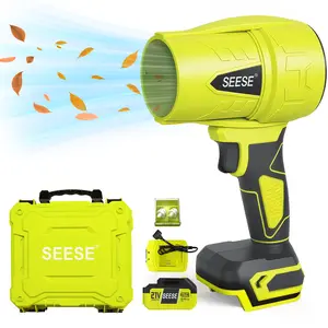 SEESE Turbo Jet Leaf  Blower, Violent  Fan,Car Drying After Wash, Handheld Snow Blower,Cordless Turbo Power Air Duster,Good Choice For Gifts,Home Improve,Garden Mainte,Holiday gifts