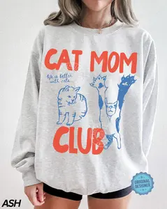 Cat Mom Sweatshirt, Cat Mama Shirt, Cat Mom Sweatshirt, Gift For Cat Mom, Funny Cat Sweatshirt, Cat Lover Shirt, New Cat Mom Shirt, Fur Mama