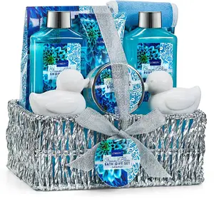 Ocean Bliss Bath Set - 10Pc Home Spa Kit