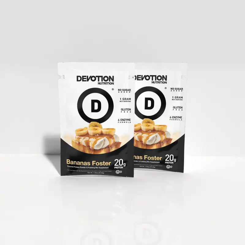 Bananas Foster Protein Powder Sample Pack