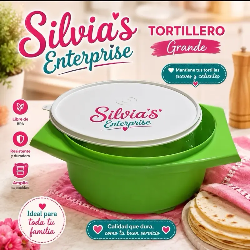 Tortillero tupperware
