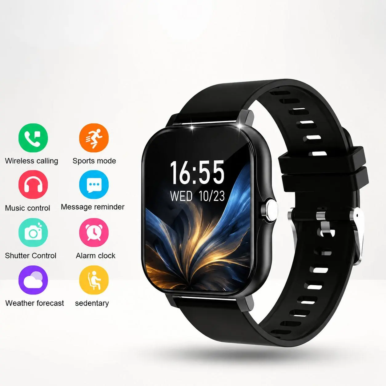 2026 New Unique Smart Watch - Fashionable Athletic Design, Call-Making/Answering Function, Unisex, Elegant, Ideal for Halloween-Christmas Novelty Holiday Gift (Electronics Wearable Device)