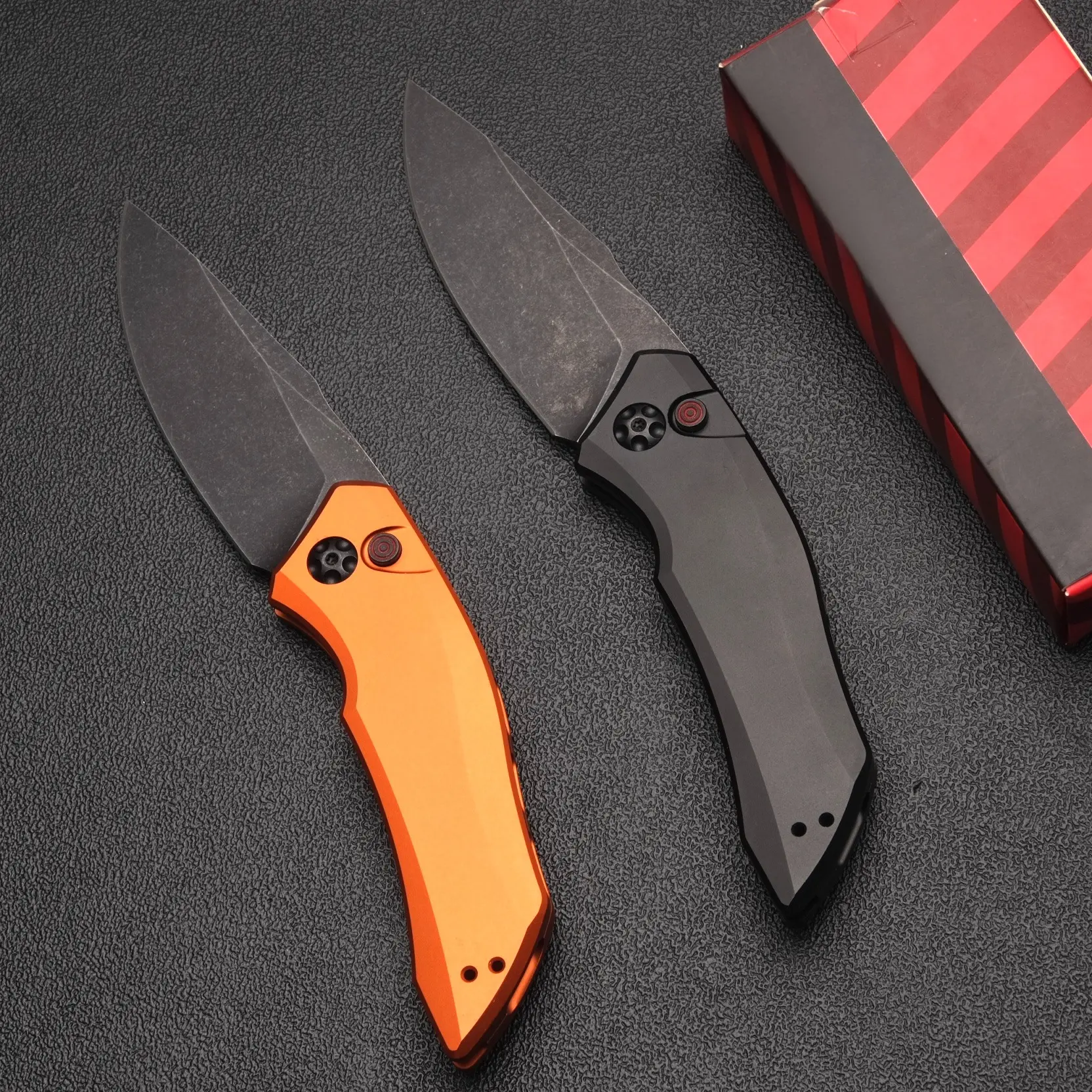 7100 Folding Knife, Aluminum Handle & Steel Blade | Outdoor Survival EDC Tools and Gadgets for Camping & Fishing, Camping Fishing Tools