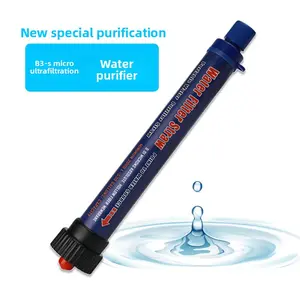Outdoor Water Purification Straw Portable Ultrafiltration Filter for Camping Hiking Travel Emergency Use