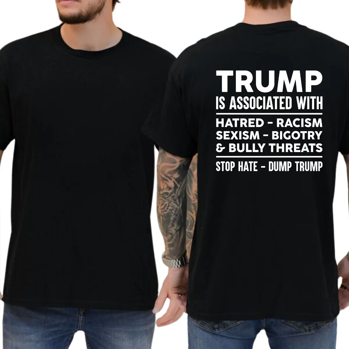 Stop Hate Dump Trump T-shirt, Political Shirt, Funny Shirts, Democrat Shirt, Liberal Tee, 8647 Shirt