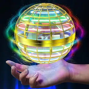 2024 Cool light Flying Orb Ball Toy,Cosmic Globe Boomerang Hover Ball Galactic Fidget Spinner, Hand Drone Orbit