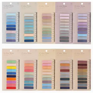 2000Pcs Sticky Tabs for Annotating Books, Clear Sticky Notes for Binders, Page Markers for Notebooks, Multi-Colored Writable and Repositionable Book Flags Strip Index Tabs
