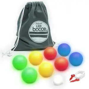 GoSports 85mm LED Bocce Ball Game Set