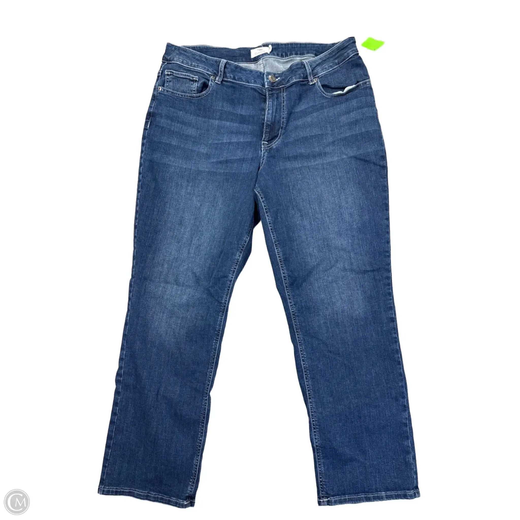 Jeans Straight By Maurices In Blue Denim, Size: 18