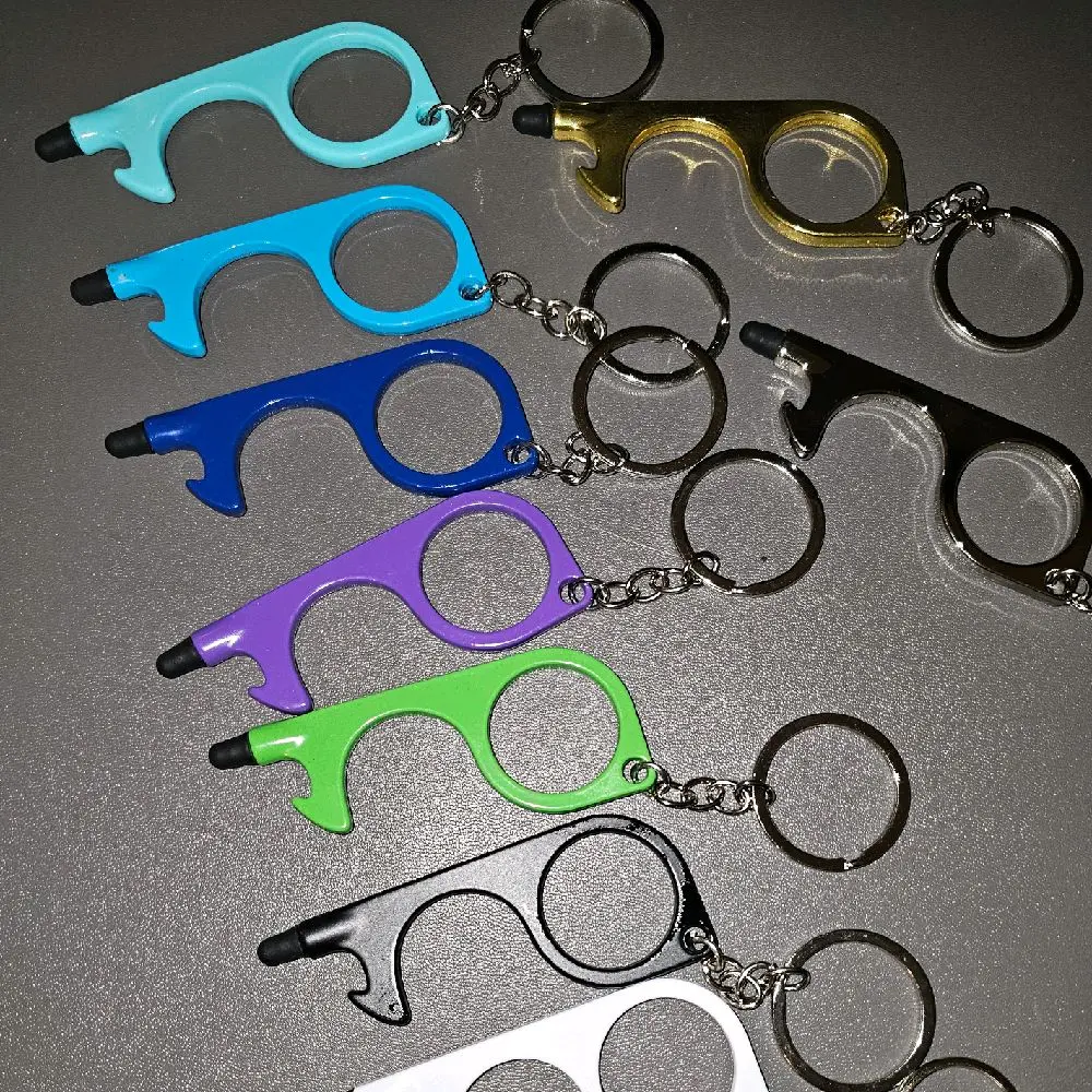 Stylus Keychain - Colorful Keychain with Stylus Feature Available in Multiple Colors