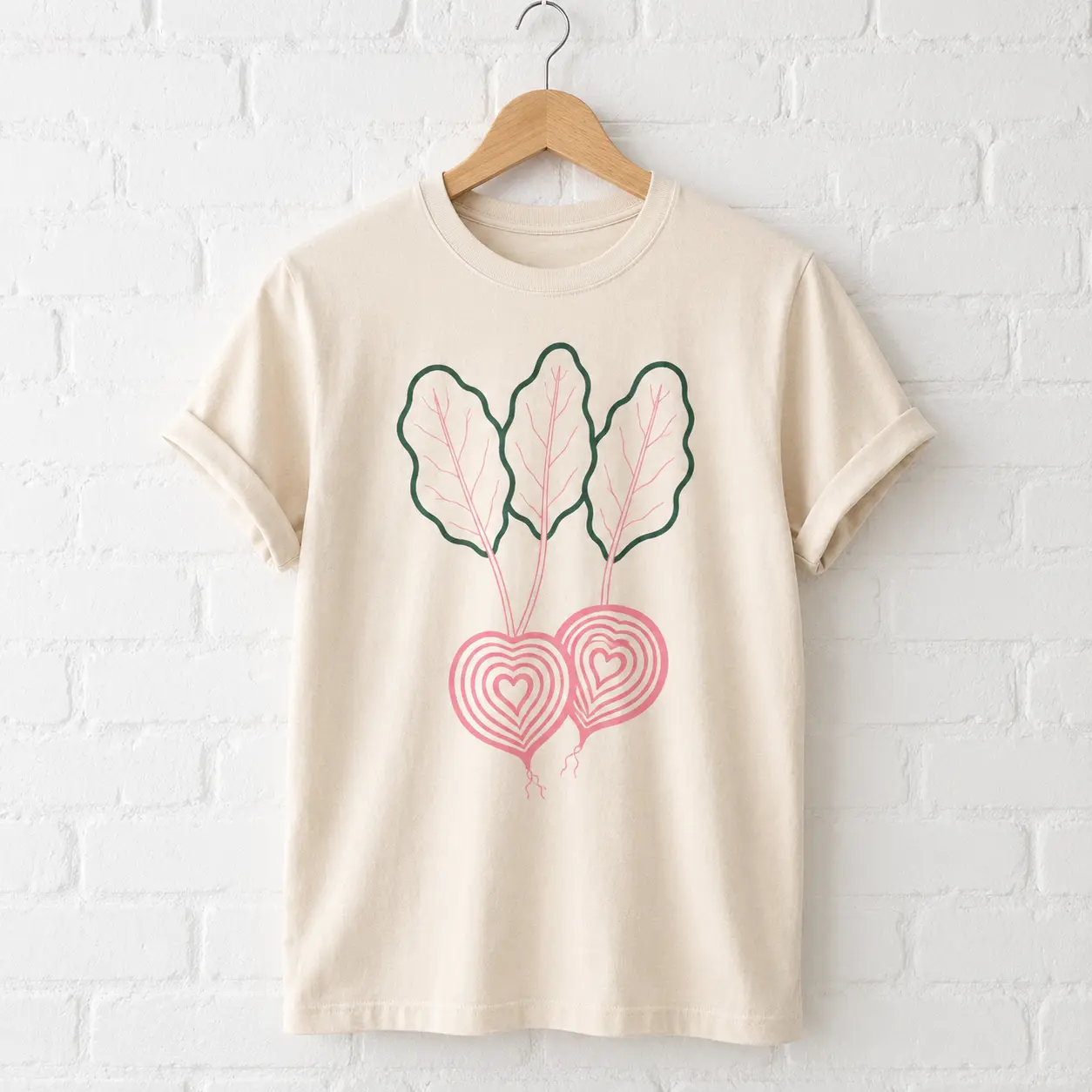Beet Graphic Tee, Vegetable Screen Print Style Shirt, Cute Foodie Gift T Shirt