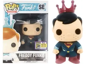 Funko Pop Vinyl Figure Freddy Funko As Superman DC Comic Con 525 Pieces Made