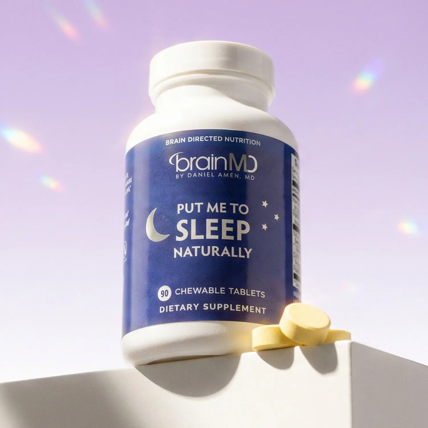 Put Me To Sleep Naturally Chewables by BrainMD | Fast-Acting Sleep Support Supplement