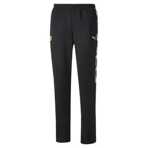 PUMA Mens Scuderia Ferrari Race Mt7 Pants Casual Moisture Wicking - Black