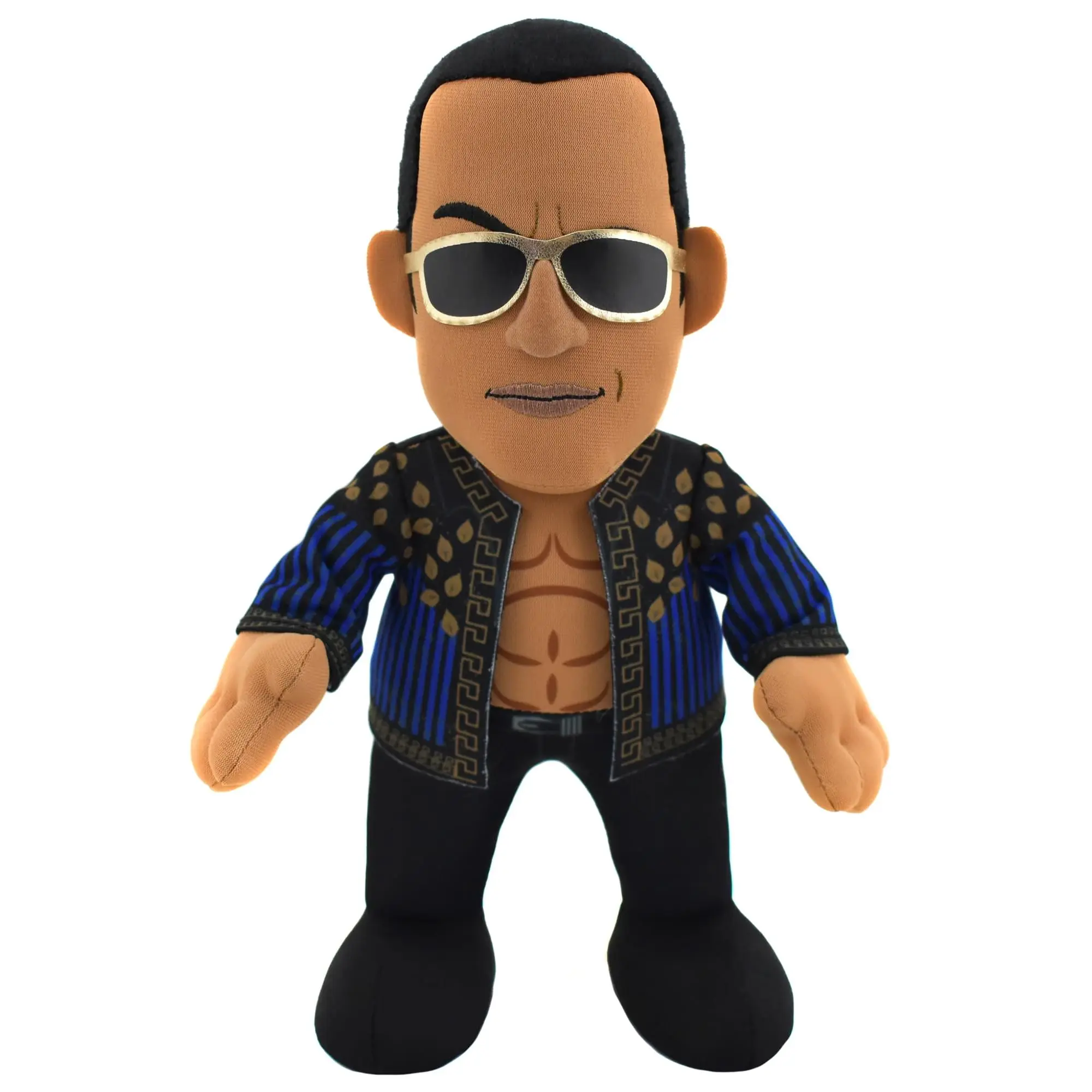 WWE The Rock 10-in Retro Wrestler Icon Bleacher Creature Collector Plush, Fun Playful Stuffed Toy for Toys & Hobbies Enthusiasts, Plush Figure