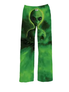 Green Alien Space Unisex Comfort Lounge/Pajama Pants S-XXL