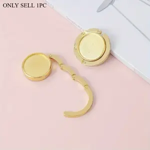 1pc Crystal Folding Bag Hanger for Women - Stylish and Portable Table Side Hanger for Business and Travel, Purse Hooks