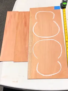 Cuban mahogany soprano ukulele set 3 pieces