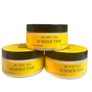 Mrs. Renee’s Shea: Summer Time 8 oz Whipped Butter with Long-Lasting Scent, Gluten-Free, Paraben-Free, and Preservative-Free for Skincare and Fragrance