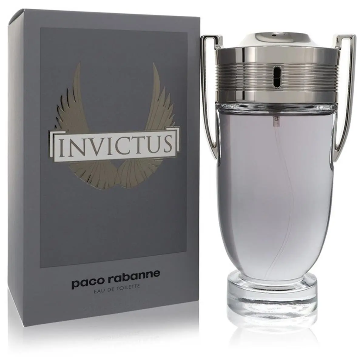 Paco Rabanne Invictus Eau De Toilette for Men, Aromatic Citrus Woody Cologne Spray, Perfumes Fragrance with Grapefruit & Bay Leaves, 6.8 oz, Fragrances Perfumes Cologne, Hints Of Bay Leaves