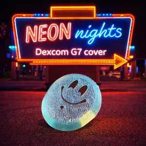 Dexcom G7 Clip-On Cover | Non-Adhesive, No Tape Needed | Protective Case for Sensor | Reusable for Kids & Adults
