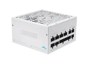 SAMA G650W ATX 3.1 Power Supply, 80+ Gold Efficiency, PCIE 5.1 Ready, Full Modular, 650W Power Supply, Japanese Capacitors, FDB Fan, White version