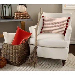 Hay & Harvest Decorative Rattan Witches Broom