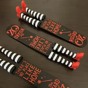 High Heel Witch Leg Bookmark, Ruby Slippers Bookmarks, Unique Gift for Book Lovers, Book Enthusiasts, Fun Cute DIY Accessories