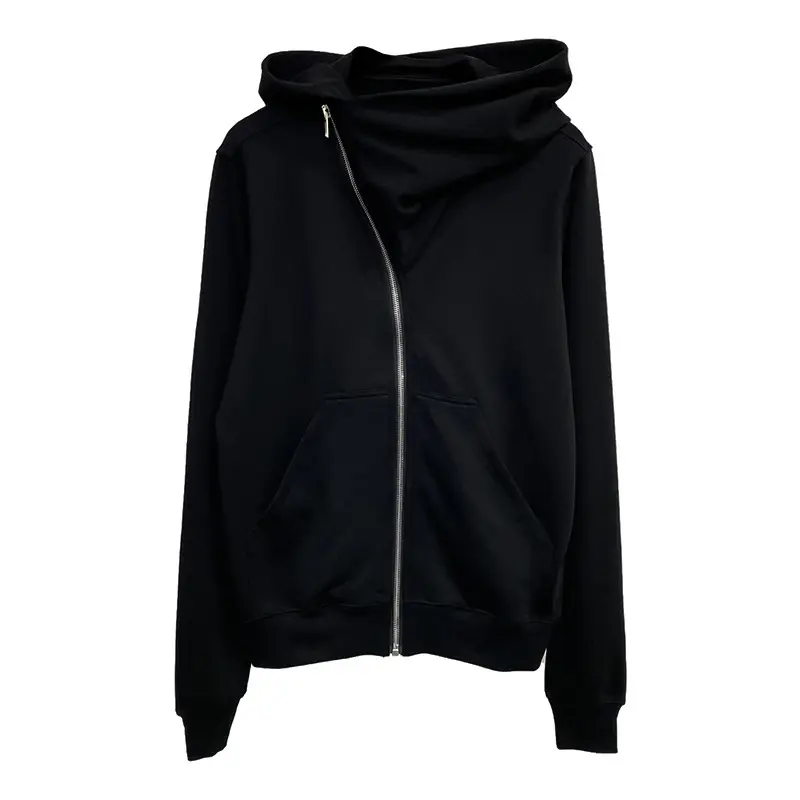 2026 New Sweatshirt Jacket Dark Style Spring And Autumn Wizard Hat Men Women Couple Fleece Hoodie Cotton Fabric Zipper Hooded Solid Color