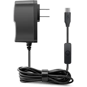 charger for 5V 2.5A Raspberry Pi 3 Pi3 B+ Power Supply Adapter AC with Power On/Off Switch (3.3ft Cord)