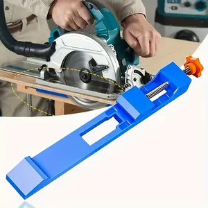 Adjustable Abs Base Guide for Electric Circular Saw & Grinder, High Precision Positioning Clamp, Durable Woodworking Tool Accessory