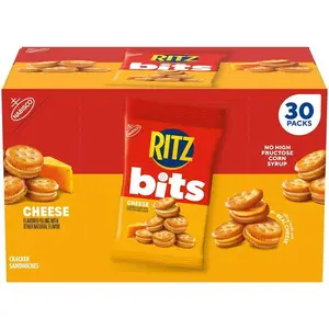 RITZ Bits Cheese Sandwich Crackers, 1.5 oz., 30 pk.