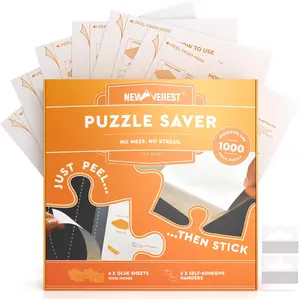 6-Pack Glue Sheets 10"×10″ in Gift-Ready Box | Preserve & Display 1 × 1000-Piece Jigsaw Puzzle