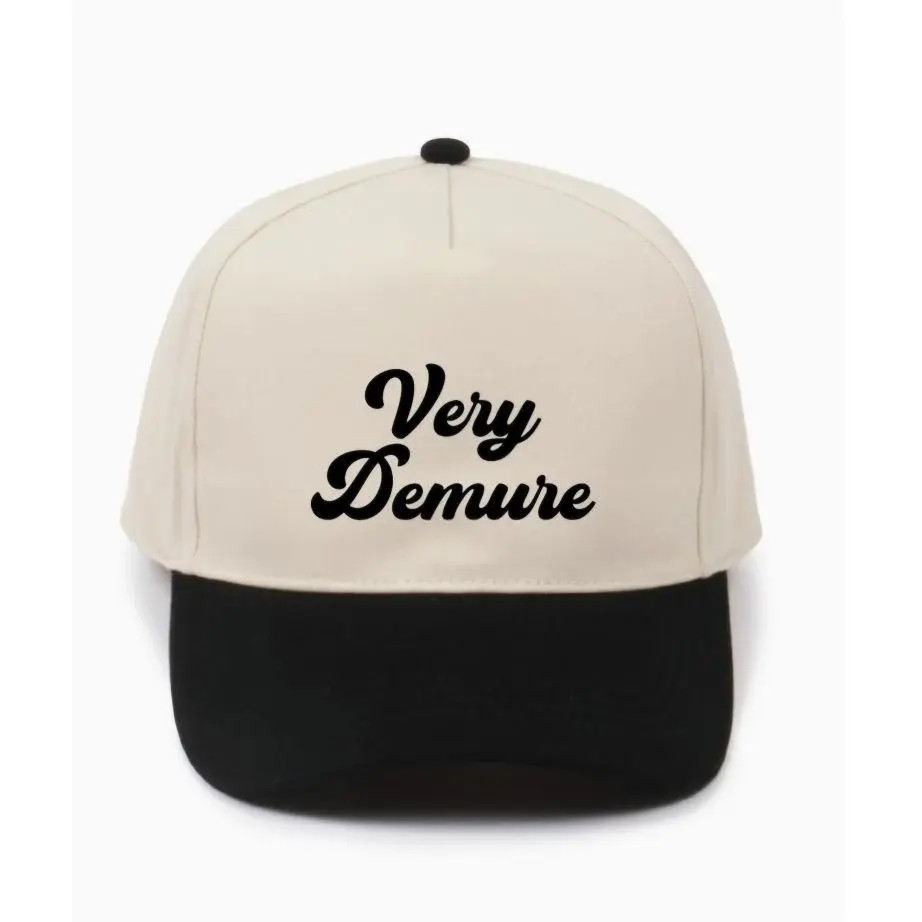 David & Young Very Demure Baseball Cap - Classic Design with "Very Demure" Text, Ideal for Casual Wear