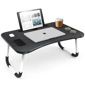 Nestl Lap Desk for Laptop - Foldable Laptop Desk for Bed and Couch, Portable and Lightweight Lap Desk for Bed Breakfast, Working, Reading, and Writing Does not apply back pain