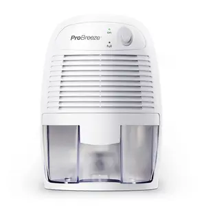 Mini Portable Dehumidifier with 17oz Water Tank, Ultra Quiet Compact Moisture Absorber for Bathroom, Bedroom, Closet, Basement, RV, Kitchen and Small Spaces up to 215 Sq Ft