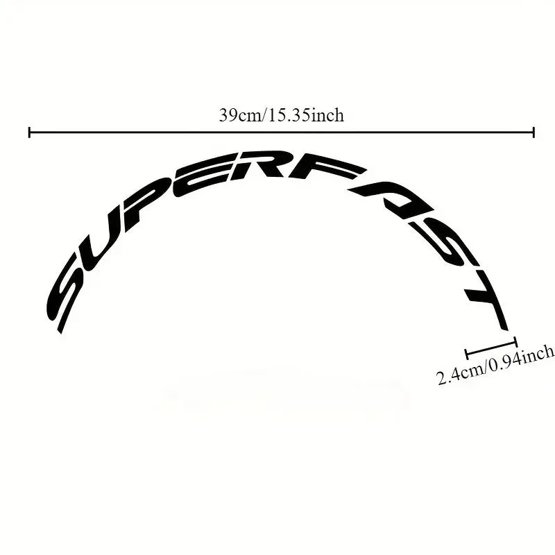 8-Piece set, ultra-fast reflective bicycle wheel sticker - road bike and mountain bike rim sticker, waterproof PVC tire sticker, Racing Decal